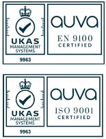 Auva logo in green.