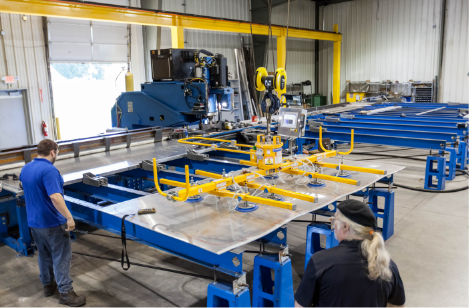 Friction Welding on location at MTI Welding.