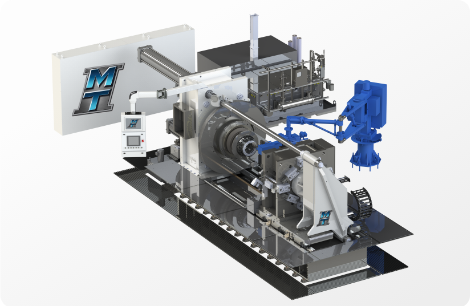 Rotary Friction Welding Machine Model 400 with grey background.